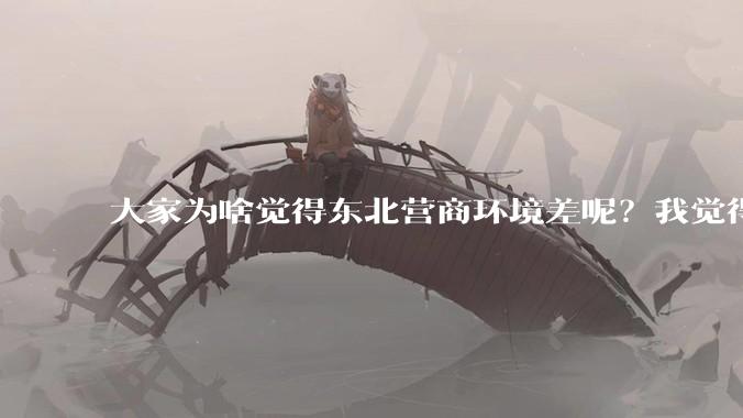 大家为啥觉得东北营商环境差呢？我觉得至少比关内的一些省好多了！?